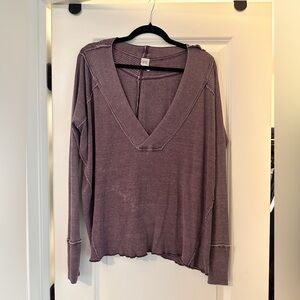 Women’s Free People Purple Long Sleeve Top